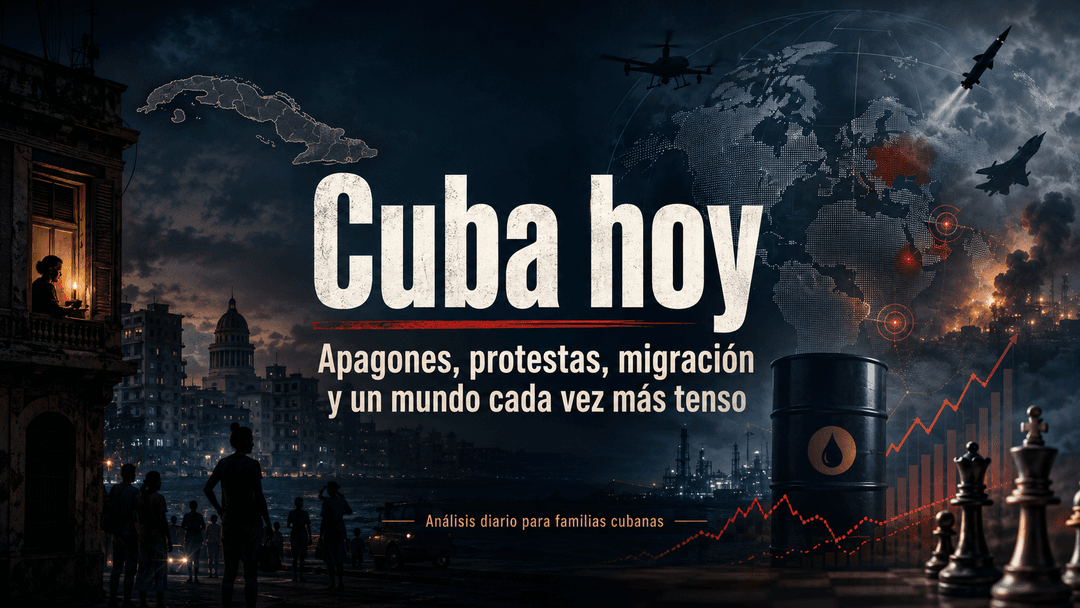 Cuba hoy: apagones, protestas, migración y un mundo cada vez más tenso